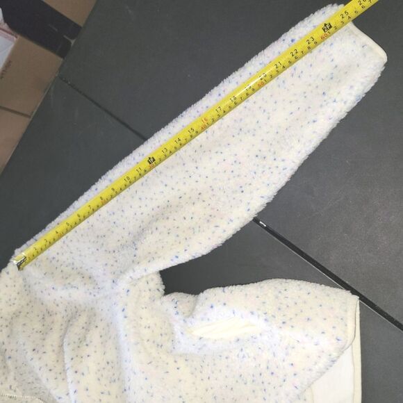 New J Crew Flecked Sherpa Zip Jacket XL - Picture 11 of 12